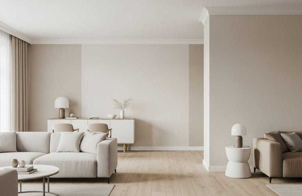 Selection of modern interior paint colors