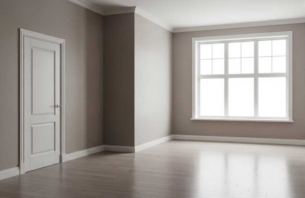 Professional finish when you paint interior walls